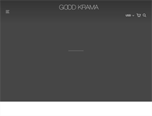 Tablet Screenshot of goodkrama.com